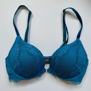Victoria's Secret Teal Lace Bra